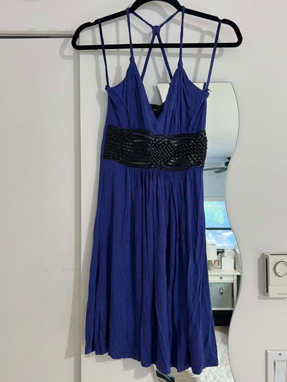 Vintage Y2K royal blue / purple party dress, XS